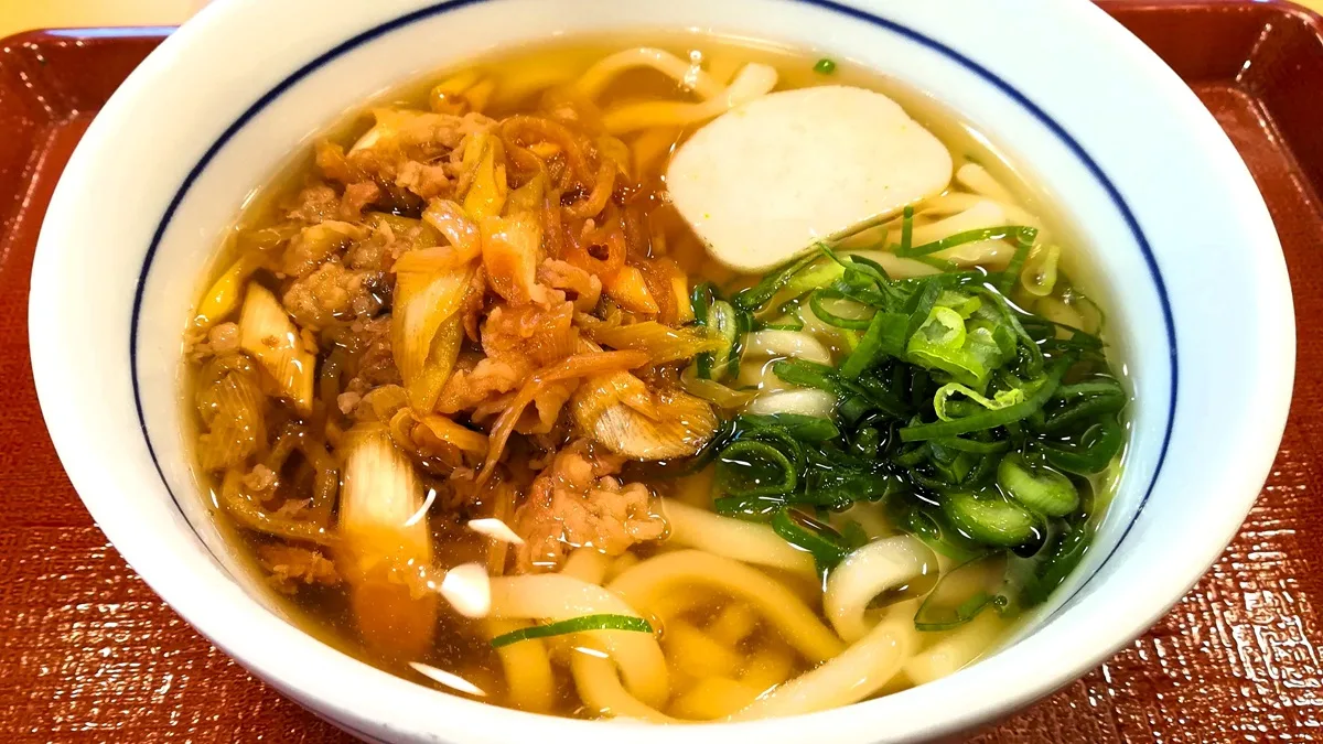なか卯で食べたうどん