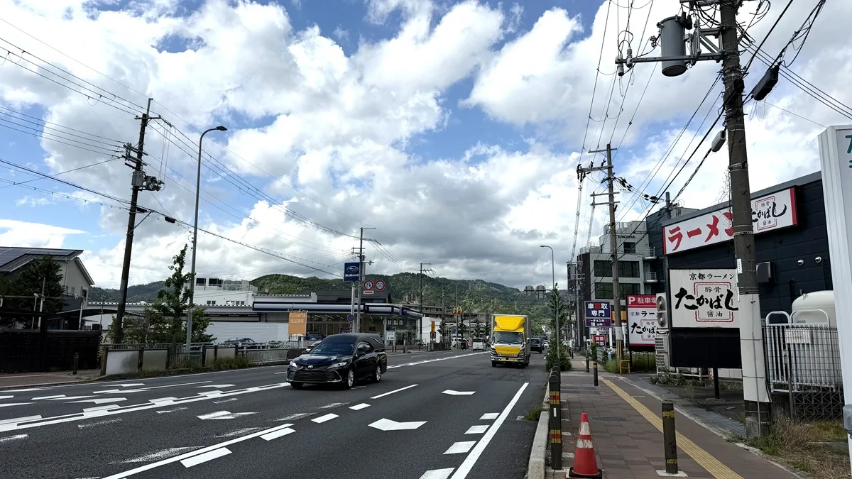 ラーメン魁力屋 京都東インター店新築工事の現場周辺写真